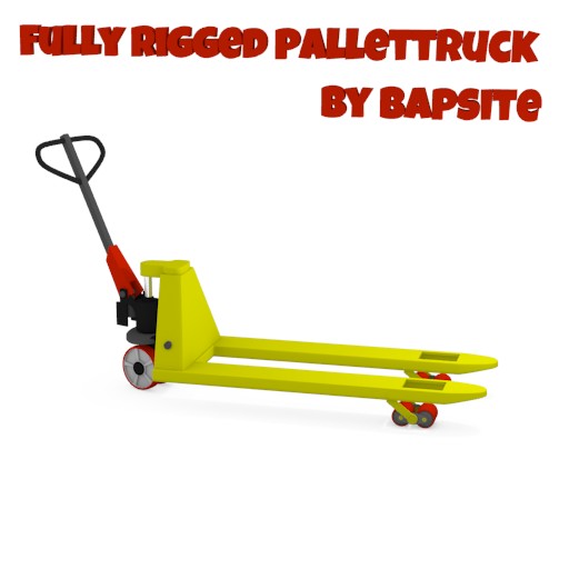 Fully rigged pallettruck preview image 1